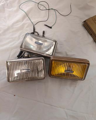 tre fanali Carello anni 80 da restauro x fua alfa