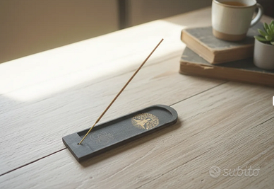 Porta incenso in legno