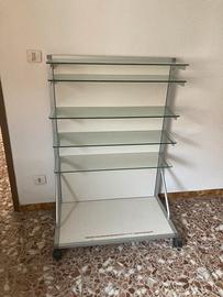 EXPO PER NEGOZIO FARMACIA CON ROTELLE