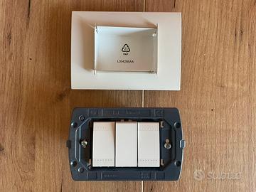 Kit BTicino Living Light Bianco – 2 interruttori