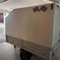 Carrello rimorchio trasporto go kart