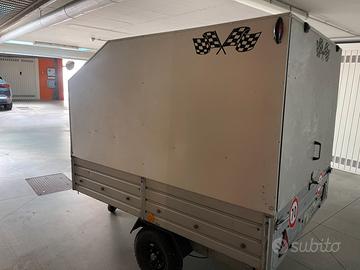 Carrello rimorchio trasporto go kart