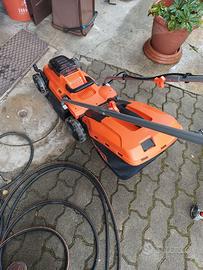 Tagliaerba a batteria completo di batterie