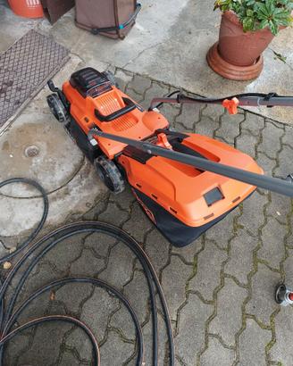 Tagliaerba a batteria completo di batterie