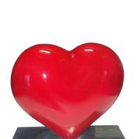 cuore con base in alluminio