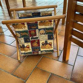 Porta lavori/riviste pieghevole ‘Montemaggi’