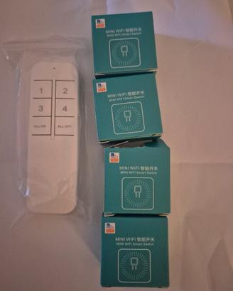 Kit 4 Smart Switch WiFi + Telecomando
