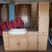 Mobile bagno in legno