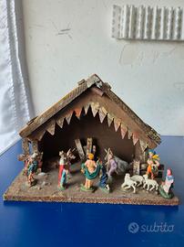 Casetta Natività per Decorazione Natalizia