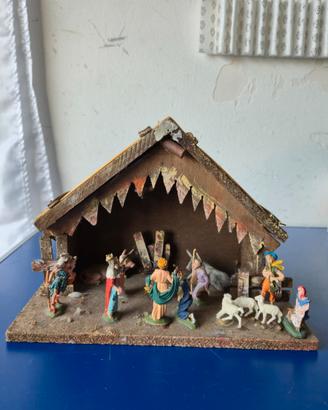 Casetta Natività per Decorazione Natalizia