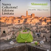 clutch bag realizzata in cordino all'uncinetto 