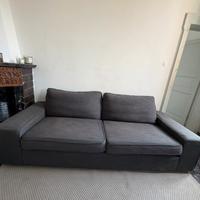 Divano IKEA KIVIK 3 posti grigio fumo 228cm