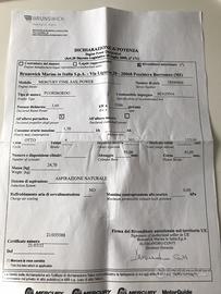 Mercury Sail Power 5 CV gambo lungo del 2021