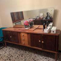 Mobile madia vintage con specchio