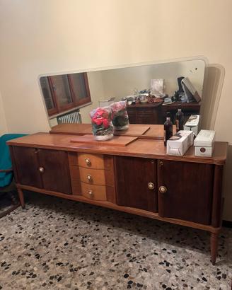 Mobile madia vintage con specchio
