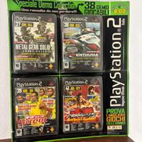 Blister 4 demo PlayStation 2 nuovi