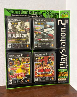 Blister 4 demo PlayStation 2 nuovi