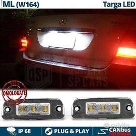 Placchette LED Luci TARGA Mercedes ML W164 CANBUS