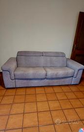 Divano letto in alcantara
