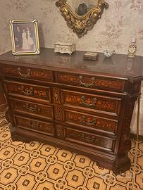 Cassettiera e 2 comodini camera da letto vintage