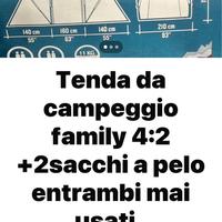 Tenda da campeggio.