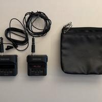 Coppia Microfoni Lavalier Tascam DR-10L