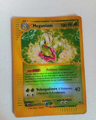 carta Pokemon Meganium Ex 18 