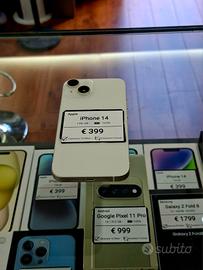 IPHONE 14 128GB bianco BATTERIA 100%