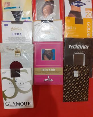 Collant velati, coprenti, a rete ed Autoreggenti