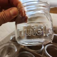 coppette bicchieri a forma di vasetto Nutella