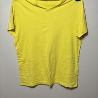 T-shirt gialla basic C&A 100% cotone bio – Taglia