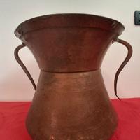 Vaso conca in rame