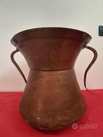 Vaso conca in rame