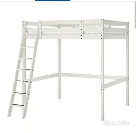 letto a soppalco + materasso 