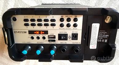 ALTOPARLANTE AMPLIFICATO MULTIFUNZIONI