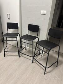 3 sgabelli Ikea