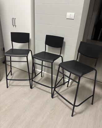 3 sgabelli Ikea