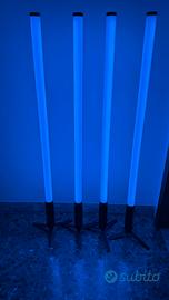 4 tubi led pixel wireless batteria