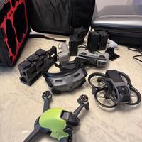 DJI FPV + DJI Avata + Visori + Controlli + altro