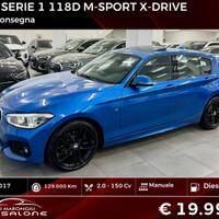 Bmw serie 1 118d xDrive TETTO Msport FINANZIABILE