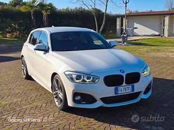BMW 118D Msport bianca fari led