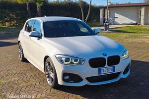 BMW 118D Msport bianca fari led