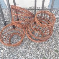 Asciuga panettone post cottura in vimini