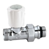 Coppia Valv. + Det. Dritti Att. Rame Ø3/8 Caleffi