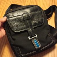 Borsa Borsello tracolla Piquadro in pelle tessuto 