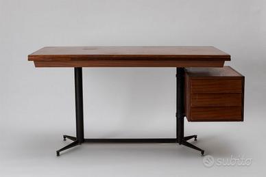 Scrivania In Teak anni 60 Vintage Design