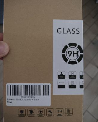pellicola vetro smartphone aquaris x