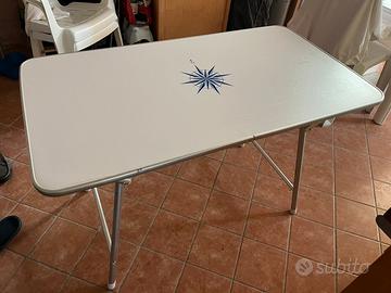 Tavolo nautico pieghevole 110x60 cm