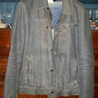 Giubbotto Dolce e Gabbana jeans pelliccia sintetic