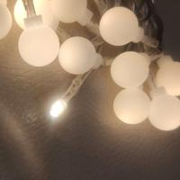 luci natale usb piccole palline bianche 100% nuove